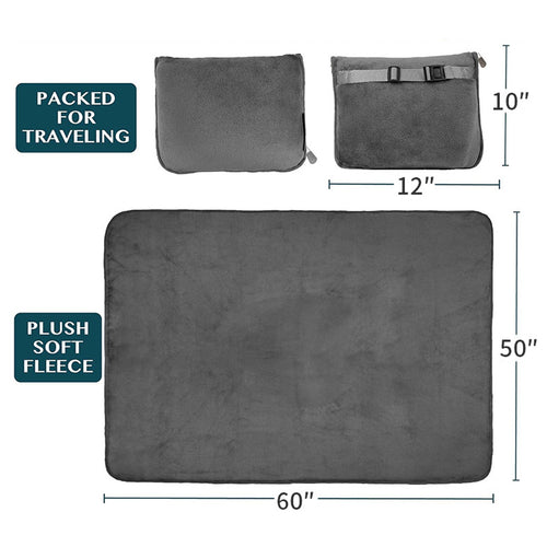 2 In 1 Travel Blanket And Pillow