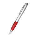 Rubber Grip Black Ink Plastic Ballpoint Pen