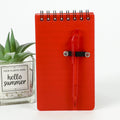 Pocket Sized Spiral Jotter Notepad Notebook With Pen