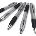 Rubber Grip Black Ink Plastic Ballpoint Pen
