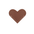Page Corner Leather Heart Bookmark For Reading
