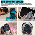 Eyeglasses Cleaning Microfiber Cloth Keychain Pouch