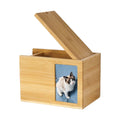 Wooden Bamboo Pet Memorial Urn For Pet/ Pet Urn