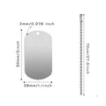 Dog Tags Stainless Steel Necklace