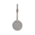 Round Shaped Pu Leather Luggage Tag