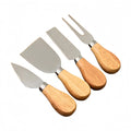 Cheese Knife 4-Piece Gift Set Cutting Board Cheese Board