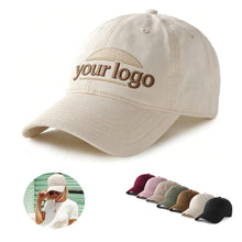 Custom Logo Cotton Baseball Cap With Adjustable Fit