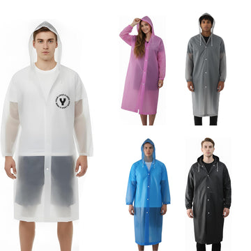 Reusable EVA Waterproof Raincoat