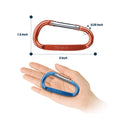 3" Aluminum D Ring Carabiners