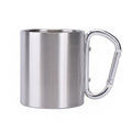 10oz Double-Walled Stainless Steel Carabiner Water Bottle