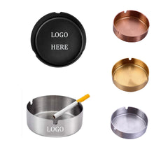 Stainless Steel Ashtray w/3 Grooves