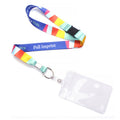 Economy Lanyard With Vinyl Id Holder