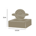 Wooden Jupiter Shaped Passive Oil Diffuser For Bedroom Car