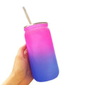 Reusable Plastic Colorful Beer Can Mugs With Lids And Straw