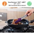 Stainless & Silicone Tongs