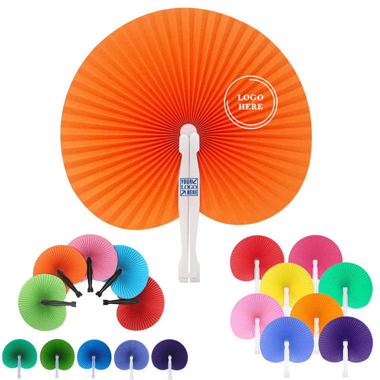 Colorful Folding Paper Fan