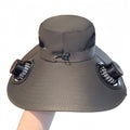 Solar Fan Hat Outdoor Fishing Sun Hat Rechargeable Model