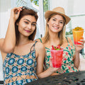 16 OZ Clear Plastic Drinking Disposable Cups Eco-Friendly