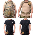 Portable Tactical Round Wallet with Carabiner