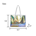 Clear Iridescent PVC Tote Bag