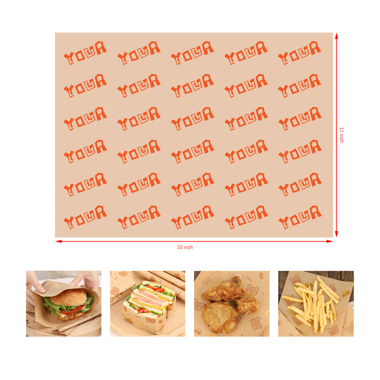 Waterproof Grease-Proof Food Wrapping Kraft Paper