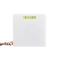 Square Measuring Tape Keychain With Level