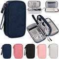 Portable Double Layer Electronic Data Cable Storage Bag
