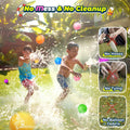 6 Self-Sealing Reusable Water Balloons Set with Bag