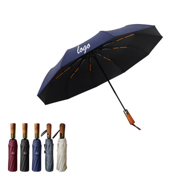 Automatic Folding Umbrella With 10 Ribs