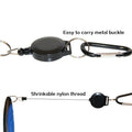 Golf Groove Cleaner Brush - Retractable Lanyard Clip
