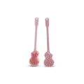 Guitar-Shaped Silicone Long Handle Body Bath Brush