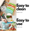 33Oz. Silicone Reusable Food Storage Bag