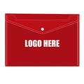 Clear A4 File Envelope Bag