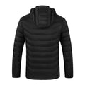 Winter Outdoor Heated Hooded Coat Windproof Usb Charging