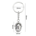 Mini Helmet Keychain Motorbike Helmet Keyring Metal Pendant