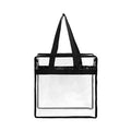 Large Transparent Totes With Zippers
