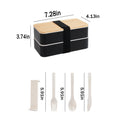 Wooden Double Layer Lunch Box