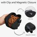 Portable Silicone Dog Treat Pouch W/ Clip & Magnetic Closure