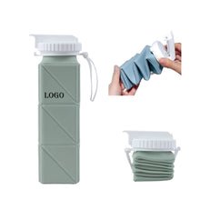 22Oz. Silicone Folding Sports Water Bottle