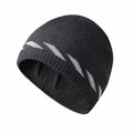 Reflective Silk Beanie Outdoor Night Work Knit Hats