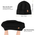 Winter Unisex Knit Cuff Beanie Hat