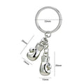 Custom Metal Boxing Gloves Keychain Pendant Keyring