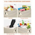 Premium Leakproof Car Trash Can With Lid
