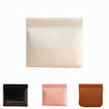 Auto-Close Mini PU Storage Pouch