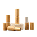 5ml Refillable Empty Bamboo Lipstick Tube/ DIY Lip Balm Tube