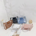 Clear Crossbody Bag with Removable Wristlet Pouch/ Tote Bag
