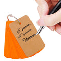 50 Pack Binder Ring Index Cards