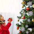 36Pcs Christmas Snowflake Ornaments