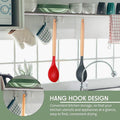 Kitchen Wooden Handle Silicone Spoon
