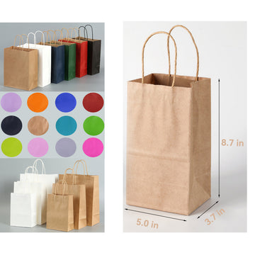 Brown Kraft Paper Shopper Tote Bag